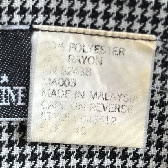 Vintage Sunshine Starshine houndstooth dress, size 10 - Picture 6 of 10